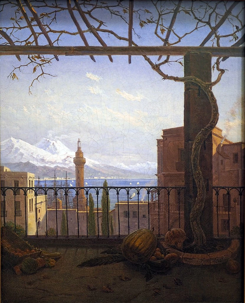 Napoli con il Monte Somma e il Vesuvio - Museo Statale della Bassa Sassonia Hannover, Hannover